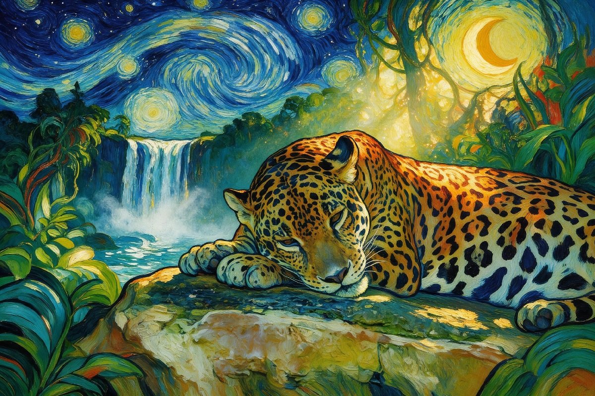 El jaguar que se creía dueño de la lluvia